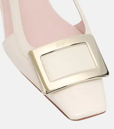 Roger Vivier Belle Vivier 45 patent leather slingback pumps | Thumbnail 3