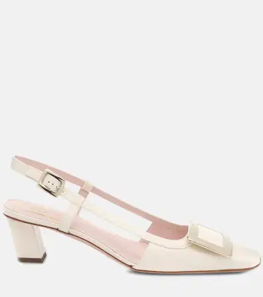 Roger Vivier Belle Vivier 45 patent leather slingback pumps | Thumbnail 5