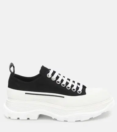 Alexander McQueen Tread Slick canvas platform sneakers | Thumbnail 4 Alexander McQueen Tread Slick canvas platform sneakers | Thumbnail 4