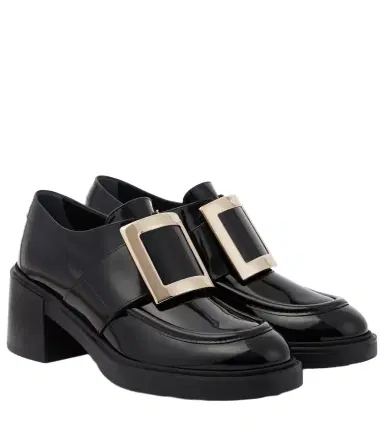 Roger Vivier Viv' Rangers patent leather loafers | Thumbnail 1 Roger Vivier Viv' Rangers patent leather loafers | Thumbnail 1