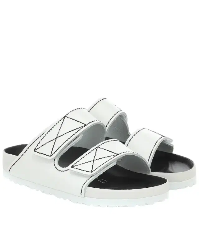 x Birkenstock leather slides