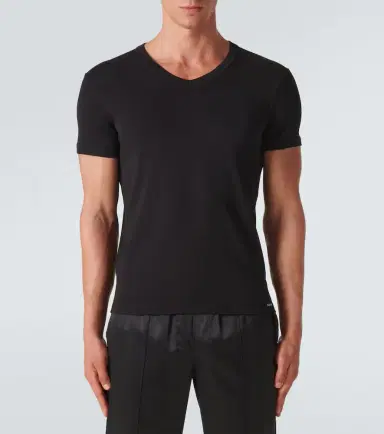 Tom Ford Stretch-cotton V-neck T-shirt | Thumbnail 2 Tom Ford Stretch-cotton V-neck T-shirt | Thumbnail 2