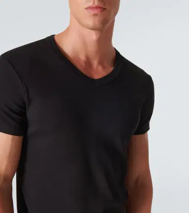 Tom Ford Stretch-cotton V-neck T-shirt | Thumbnail 5 Tom Ford Stretch-cotton V-neck T-shirt | Thumbnail 5
