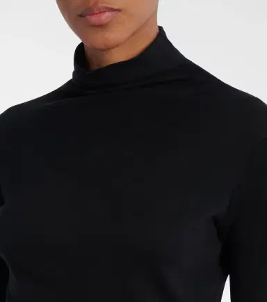 Vince Essential turtleneck cotton top | Thumbnail 4
