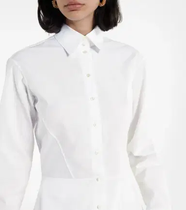 Alaïa Alaïa Cotton poplin shirt | Thumbnail 6