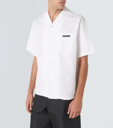 Prada Cotton poplin bowling shirt | Thumbnail 5
