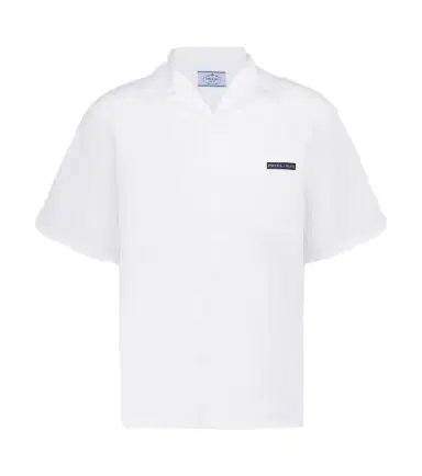Prada Cotton poplin bowling shirt | Thumbnail 1