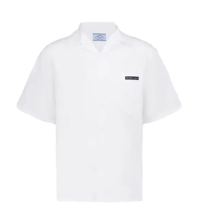 Cotton poplin bowling shirt