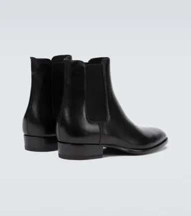 Saint Laurent Wyatt leather Chelsea boots | Thumbnail 3 Saint Laurent Wyatt leather Chelsea boots | Thumbnail 3