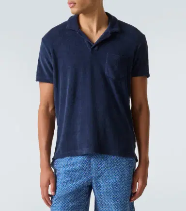 Orlebar Brown Terry toweling cotton polo shirt | Thumbnail 3