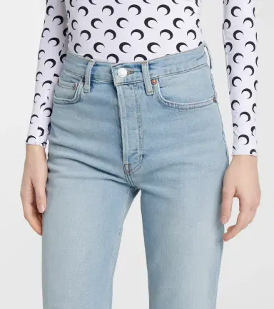 Re/Done 90s high-rise slim jeans | Thumbnail 2 Re/Done 90s high-rise slim jeans | Thumbnail 2