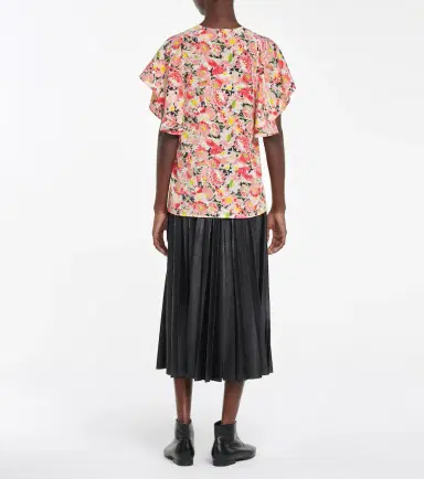 Stella McCartney Floral silk crêpe blouse | Thumbnail 5