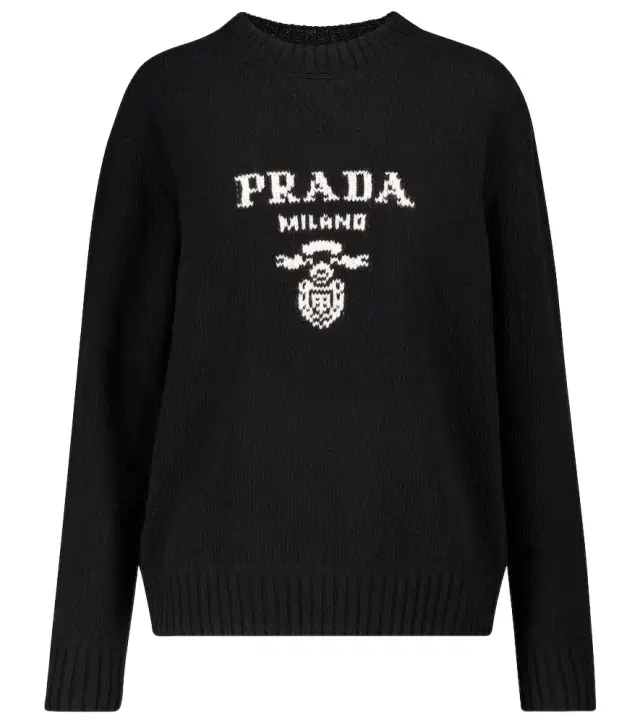 Logo wool and cashmere sweater
