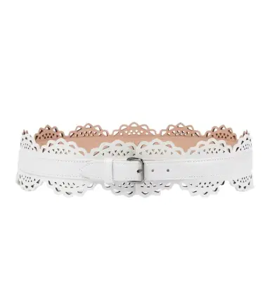 Alaïa Alaïa Laser-cut leather belt | Thumbnail 1 Alaïa Alaïa Laser-cut leather belt | Thumbnail 1