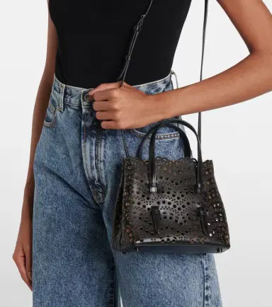 Alaïa Alaïa Mina 20 Vienne Wave leather top-handle bag | Thumbnail 4