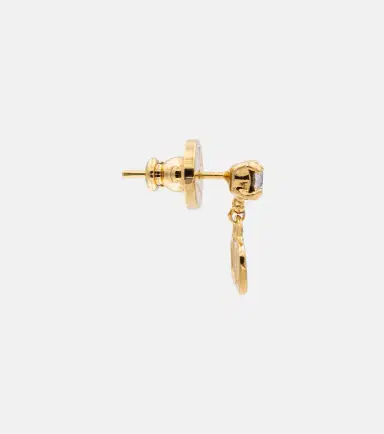 Valentino VLOGO embellished earrings | Thumbnail 2 Valentino VLOGO embellished earrings | Thumbnail 2