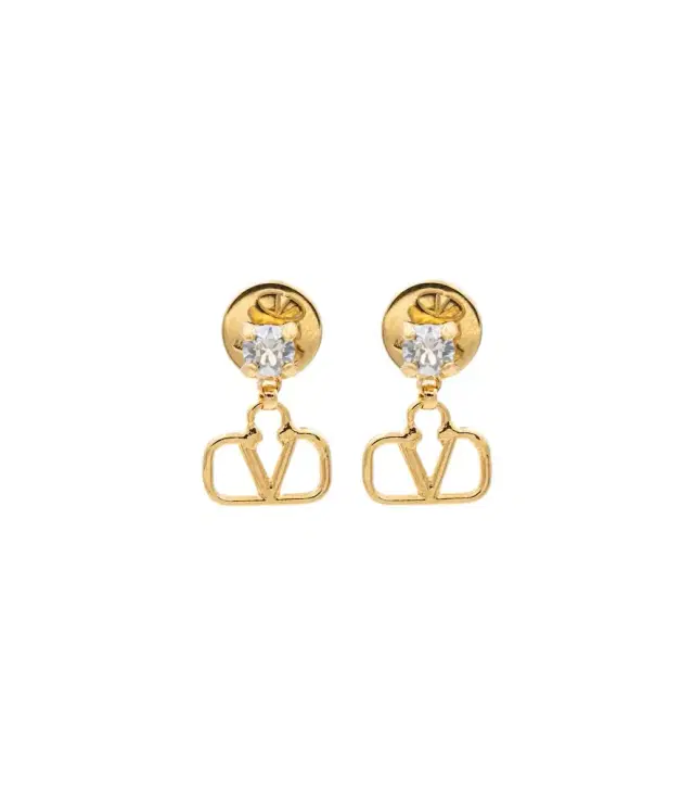 Valentino VLOGO embellished earrings