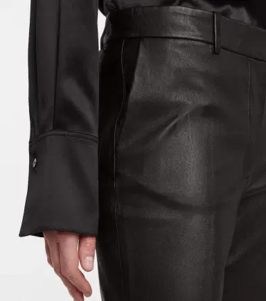 Joseph Coleman mid-rise leather pants | Thumbnail 5 Joseph Coleman mid-rise leather pants | Thumbnail 5