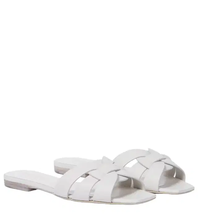 Saint Laurent Tribute leather sandals