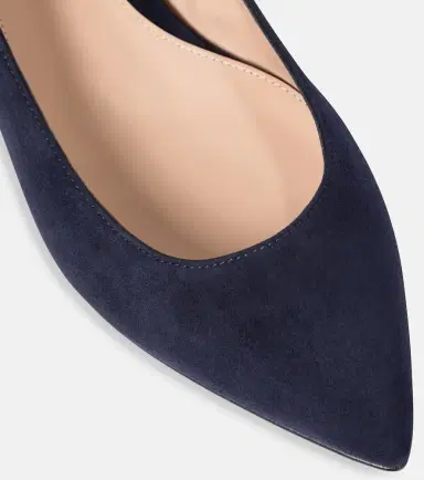 Gianvito Rossi Gianvito suede ballet flats | Thumbnail 2