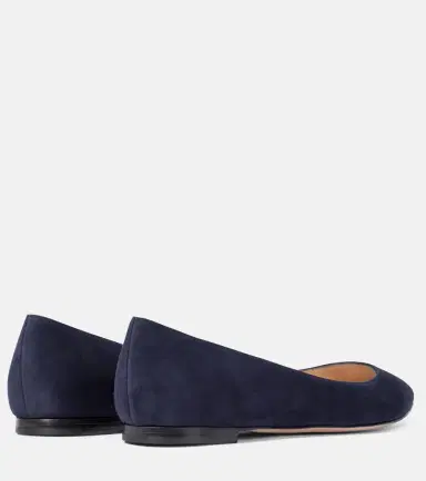 Gianvito Rossi Gianvito suede ballet flats | Thumbnail 3