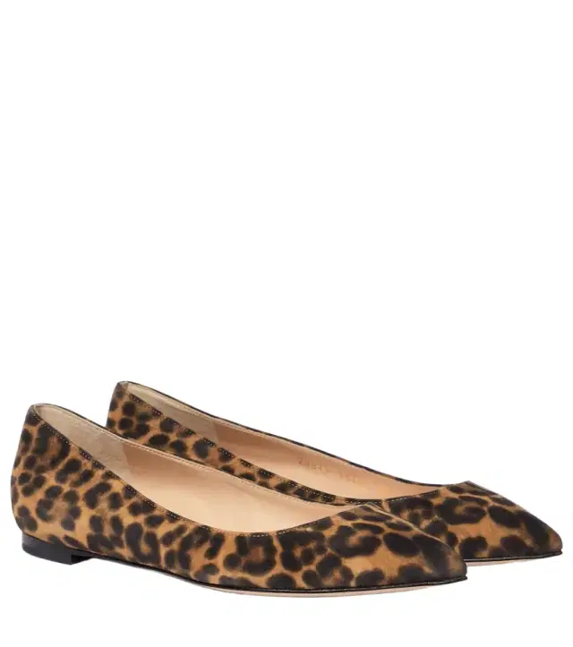 Gianvito Rossi Gianvito leopard-print ballet flats