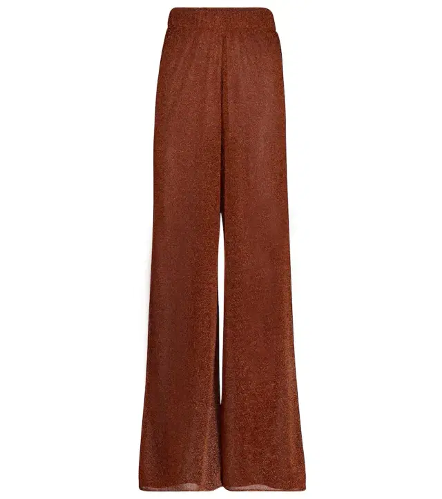 Oseree Oséree Lumière high-rise wide-leg pants