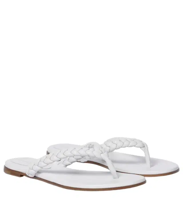 Gianvito Rossi Tropea leather thong sandals