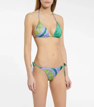 Versace Barocco Mosaic printed bikini bottoms | Thumbnail 4