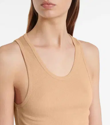 Wardrobe.NYC Wardrobe. NYC Ribbed-knit cotton tank top | Thumbnail 5