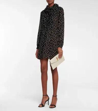 Saint Laurent Uptown croc-effect leather clutch | Thumbnail 5