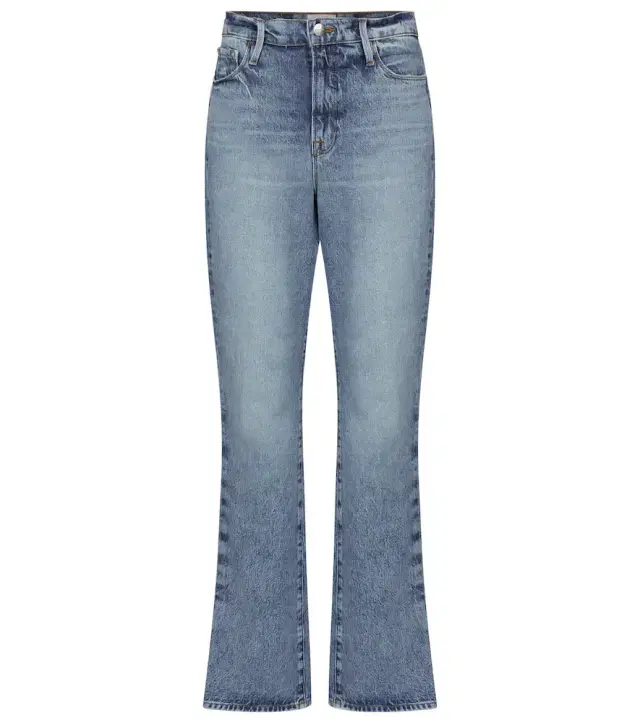 Frame Le Drew high-rise straight jeans