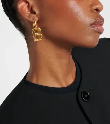 Balenciaga B Chain XL earrings | Thumbnail 5 Balenciaga B Chain XL earrings | Thumbnail 5