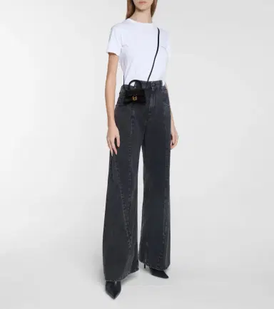 Balenciaga Hourglass Mini leather crossbody bag | Thumbnail 5