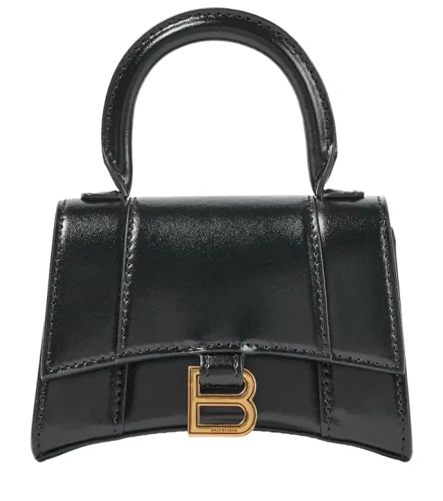 Hourglass Mini leather crossbody bag