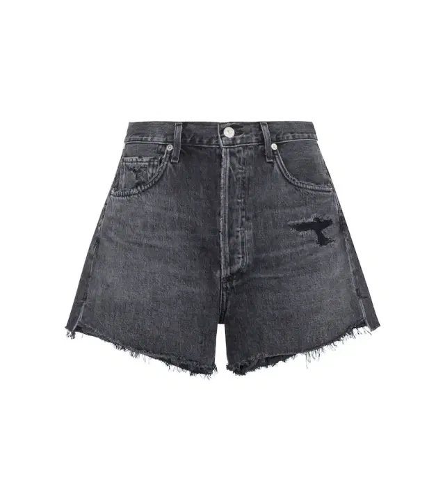 Marlow high-rise denim shorts