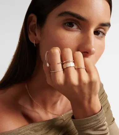 Repossi Berbere Module 18kt rose gold ring with diamonds | Thumbnail 4