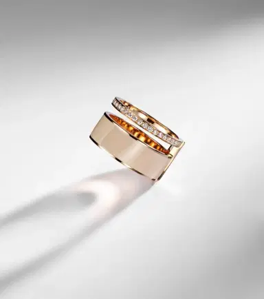 Repossi Berbere Module 18kt rose gold ring with diamonds | Thumbnail 5