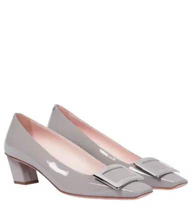 Roger Vivier Belle Vivier 45 patent leather pumps | Thumbnail 1 Roger Vivier Belle Vivier 45 patent leather pumps | Thumbnail 1