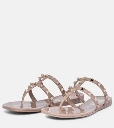 Valentino Garavani Rockstud PVC thong sandals | Thumbnail 3 Valentino Garavani Rockstud PVC thong sandals | Thumbnail 3