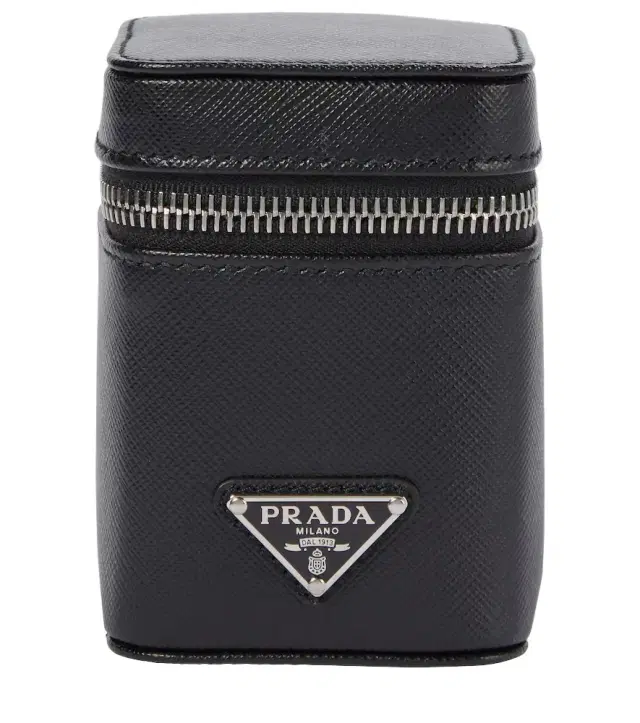 Saffiano leather playing card deck and case