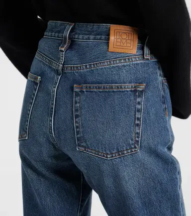 TOTEME Mid-rise twisted-seam straight jeans | Thumbnail 7 TOTEME Mid-rise twisted-seam straight jeans | Thumbnail 7