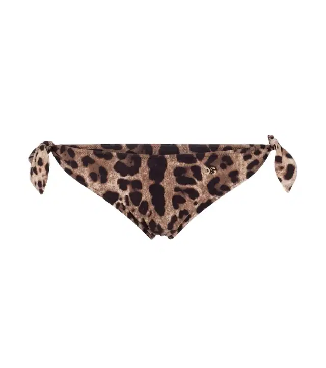 Dolce & Gabbana Leopard-print bikini bottoms