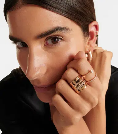 Repossi Serti Sur Vide 18kt rose gold ring with diamonds | Thumbnail 4 Repossi Serti Sur Vide 18kt rose gold ring with diamonds | Thumbnail 4