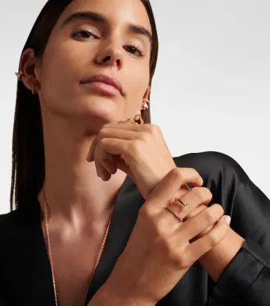 Repossi Serti Sur Vide 18kt rose gold ring with diamonds | Thumbnail 5 Repossi Serti Sur Vide 18kt rose gold ring with diamonds | Thumbnail 5