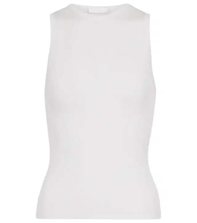 Wardrobe. NYC Ribbed-knit cotton tank top