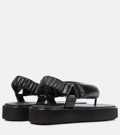 Miu Miu Leather thong sandals | Thumbnail 2 Miu Miu Leather thong sandals | Thumbnail 2