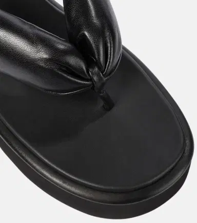 Miu Miu Leather thong sandals | Thumbnail 3 Miu Miu Leather thong sandals | Thumbnail 3
