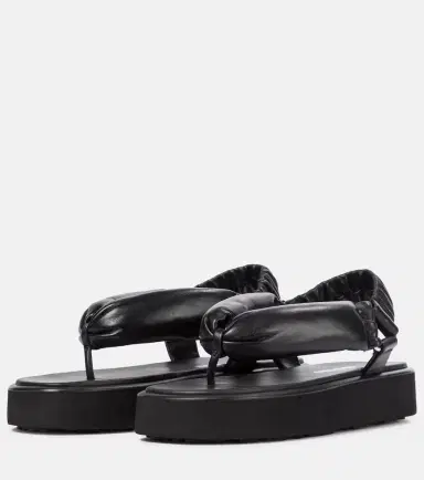 Miu Miu Leather thong sandals | Thumbnail 4 Miu Miu Leather thong sandals | Thumbnail 4