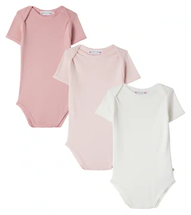 Baby set of 3 cotton bodysuits